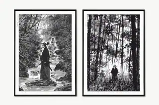 Vagabond - Musashi in Nature (Set of 2), immagine fixture da Eastern Archivals